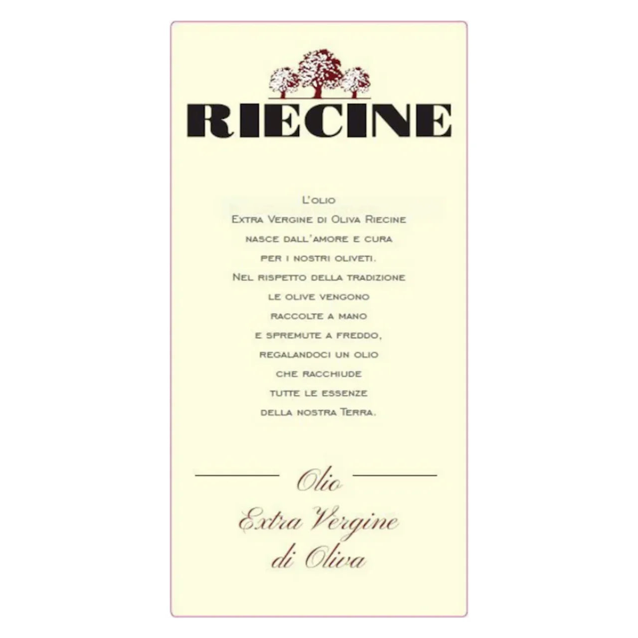 Riecine L'Olio Extra Virgin Olive Oil 0,5L