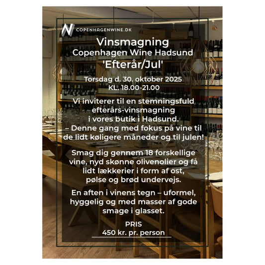 Copy of Copy of Vinsmagning - Piemonte - Copenhagen Wine Hadsund - torsdag d. 02.10.25 kl. 18.00