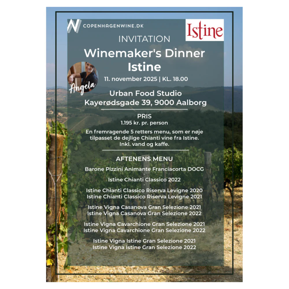 Winemaker's Dinner med Istine - Urban Food Studio i Aalborg - 11. november 2025 kl. 18:00