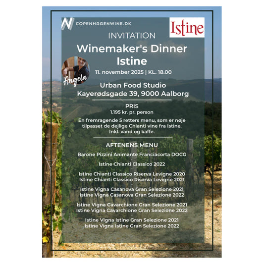 Winemaker's Dinner med Istine - Urban Food Studio i Aalborg - 11. november 2025 kl. 18:00